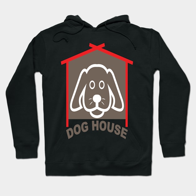 Dog house Hoodie by OrinArt16